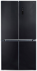 Чёрный холодильник с No Frost Ginzzu NFK-575 черный