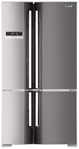 Широкий холодильник с нижней морозильной камерой Mitsubishi Electric MR-LR78G-ST-R