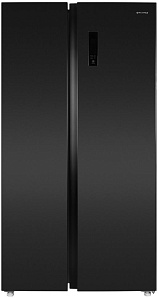 Двухстворчатый чёрный холодильник Maunfeld MFF177NFSB фото 3 фото 3