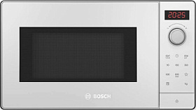 Микроволновая печь объёмом 20 литров мощностью 800 вт Bosch BFL523MW3