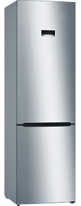 Двухкамерный серебристый холодильник Bosch KGE39XL21R