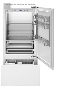 Большой встраиваемый холодильник с большой морозильной камерой Bertazzoni REF90PRR