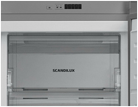 Серебристый холодильник Scandilux FS711Y02 S фото 3 фото 3