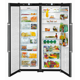 Двухдверный холодильник с ледогенератором Liebherr SBSbs 7263
