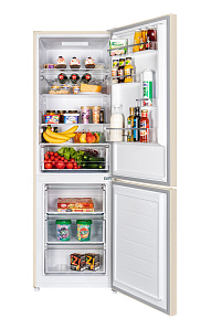 Бежевый холодильник с зоной свежести Maunfeld MFF185SFBG