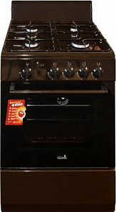 Газовая плита с газовой духовкой Cezaris ПГ 2100-01 коричневый