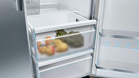 Серебристый холодильник Bosch KAI93AIEP фото 4 фото 4