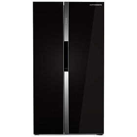 Большой чёрный холодильник Kuppersberg KSB 17577 BG