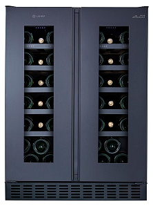 Узкий встраиваемый винный шкаф LIBHOF CFD-38 black фото 4 фото 4
