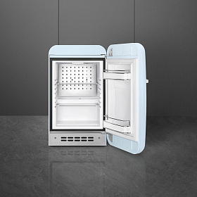 Узкий холодильник 40 см Smeg FAB5RPB5 фото 2 фото 2