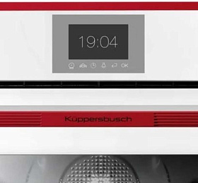 Электрический встраиваемый духовой шкаф с функцией пара Kuppersbusch CBD 6550.0 W8 фото 2 фото 2