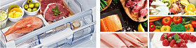 Холодильник  с зоной свежести Hitachi R-WB 642 VU0 GS фото 4 фото 4