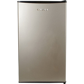 Серебристый холодильник Shivaki SHRF-104CHS