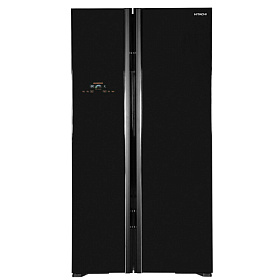 Двухдверный холодильник с ледогенератором HITACHI R-S702PU2GBK