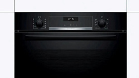 Встраиваемый черный электрический духовой шкаф 60 см Bosch HBG517EB0R фото 4 фото 4