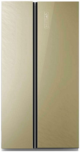 Узкий двухдверный холодильник Side-by-Side Zarget ZSS 615 BEG