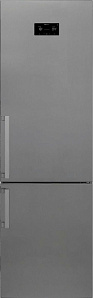 Серебристый холодильник Jacky's JR FI1860
