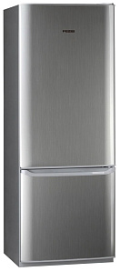 Маленький серебристый холодильник Позис RK-102 серебристый металлопласт