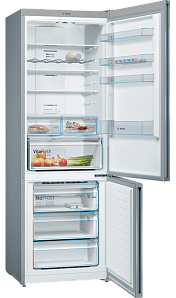 Серебристый холодильник Bosch KGN49XI20R фото 2 фото 2