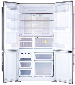 Широкий холодильник с нижней морозильной камерой Mitsubishi Electric MR-LR78G-PWH-R фото 2 фото 2