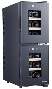 Термоэлектрический винный шкаф LIBHOF APD-12 black