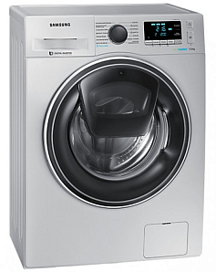 Серебристая стиральная машина Samsung WW70K62E00S AddWash