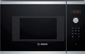 Микроволновая печь объёмом 20 литров мощностью 800 вт Bosch BFL523MS0