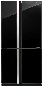 Холодильник с ледогенератором Sharp SJGX98PBK