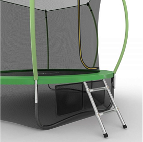 Взрослый батут для дачи EVO FITNESS JUMP Internal + Lower net, 8ft (зеленый) + нижняя сеть фото 4 фото 4