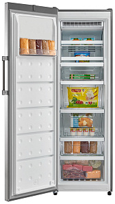 Серый холодильник Kenwood KFR-1855 NFX