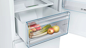 Белый холодильник со стеклянной дверью Bosch KGN36NW21R фото 3 фото 3