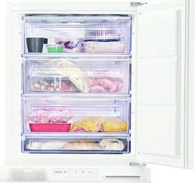 Белый холодильник Zanussi ZUF11420SA
