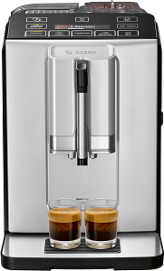 Кофемашина с автоматическим приготовлением капучино Bosch TIS30321RW