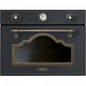 Духовой шкаф с свч функцией Smeg SF4750MCAO