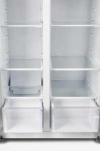 Холодильник Хендай серебристого цвета Hyundai CS4502F нержавеющая сталь фото 4 фото 4