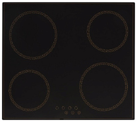 Чёрная варочная панель Simfer H 60 D 14 L 011
