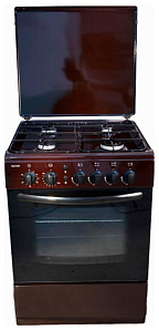 Коричневая газовая плита Cezaris ПГ 3100-08 (Ч) коричневый