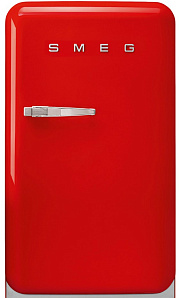Холодильник бордового цвета Smeg FAB10RR