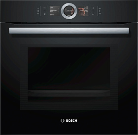 Черный встраиваемый духовой шкаф Bosch HMG6764B1