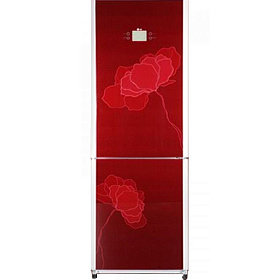 Холодильник бордового цвета LG GA-B409 TGAW