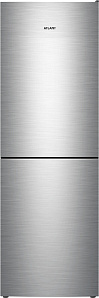 Двухкамерный серебристый холодильник ATLANT ХМ 4619-140