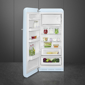 Невысокий холодильник с морозильной камерой Smeg FAB28LPB5 фото 2 фото 2