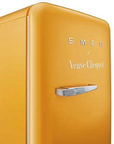 Холодильник золотистого цвета Smeg FAB10RDYVC5 фото 3 фото 3