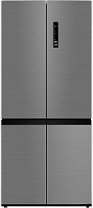 Серый холодильник Midea MRC 519 SFNGX