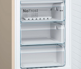 Бежевый холодильник с No Frost Bosch KGN39XK3AR фото 2 фото 2
