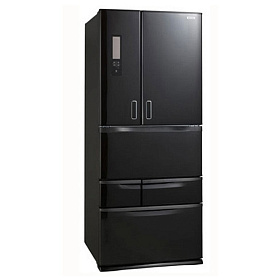 Большой чёрный холодильник Toshiba GR-D62FR фото 3 фото 3