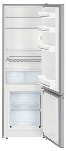 Серебристые двухкамерные холодильники Liebherr Liebherr CUel 2831 фото 3 фото 3