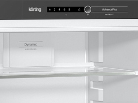 Встроенный холодильник с жестким креплением фасада  Korting KSI 17887 CNFZ фото 2 фото 2