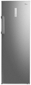 Серебристый холодильник Midea MF 517 SNX