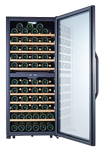 Двухтемпературный винный шкаф LIBHOF GMD-87 black фото 4 фото 4